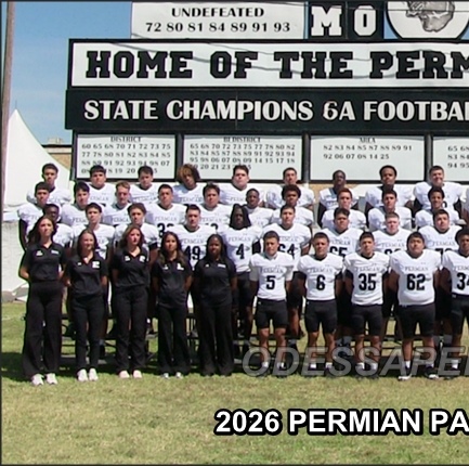 Permian Panthers team photo